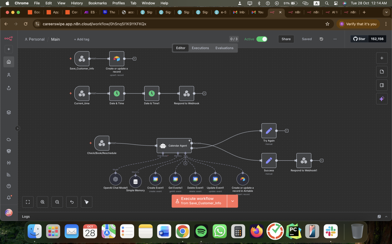 n8n AI Voice Agent Automation - Vapi + Airtable + AI Agent